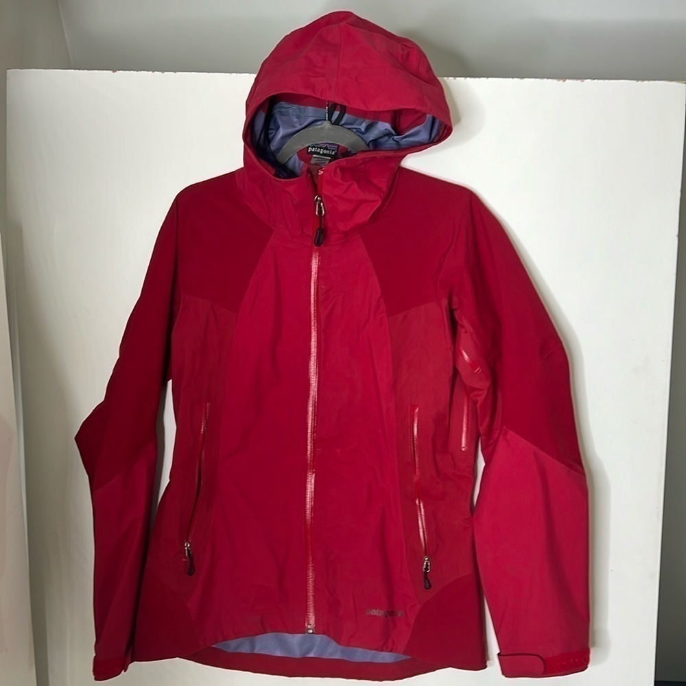 Patagonia® Sz S Red Women’s Stretch Latitude Hooded Zip Nylon Jacket